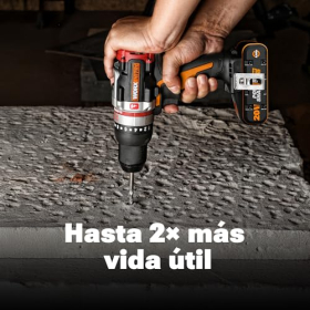 WORX Powershare PRO PLUS 20 V 4 Ah, alto rendimiento, compacto, indicador