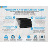 Vibration dampener pads for washing machines set of 4 15 mm