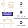 Perel UV Insect Killer for Indoor Use with High-Voltage Grid
