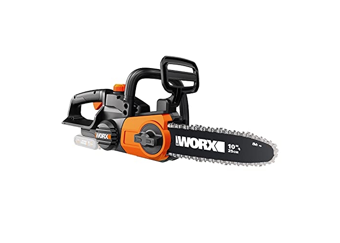 WORX 20V Cordless Chainsaw, 25 cm Cutting Length, Automatic Chain Tensioning WORX 20V Cordless Chainsaw, 25 cm Cutting Length, Automatic Chain Tensioning