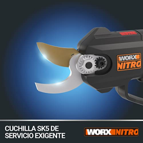 WORX 20 V Nitro Cordless Garden Shears, WG330E, 25 mm Cut, incl. Battery & Charger