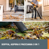 Бездротовий повітродув 2-в-1 40V 2x20V WG583E з мішком для пилу 35 л – WORX – PowerShare