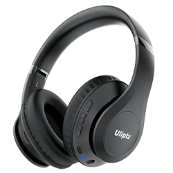 Uliptz Bluetooth Headphones Over Ear, 65 Hours Playtime Wireless