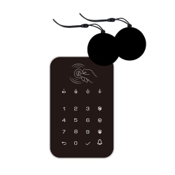 Teclado inalámbrico WKE301 con insignias RFID, control remoto del sistema