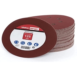 Papel de lija Woltersberger 50x125mm P220 8 agujeros - universal para lijadoras excéntricas