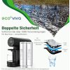 Ecoviva 4-stage reverse osmosis system with real-time TDS monitor for drinking water