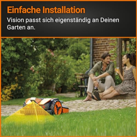 WORX Landroid Vision M600 Robotic Lawnmower WR206E.1 for Gardens up to 600 m² - Intelligent Robotic Lawnmower without Boundary Cable - WiFi &amp; Bluetooth - Active Obstacle Avoidance with AI Technology - : Amazon.de: Garden