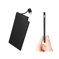 Power Bank Output 5000 mAh з кабелем, ультратонкий 0,6 см, сумісний з iPhone (крім iPhone 15 серії)