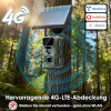 Охотничья камера WOLFANG 2K 48MP 4G LTE с солнечной панелью, приложением и передачей в реальном времени