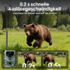 Охотничья камера WOLFANG 2K 48MP 4G LTE с солнечной панелью, приложением и передачей в реальном времени