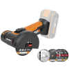 Akku-Mini-Winkelschleifer Chopper WORX 20 V mit 76-mm-Scheibe