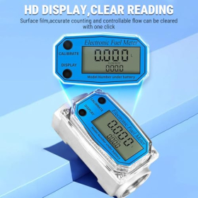 Uadme Digital-Durchflussmesser 1" – 15–150 l/min, für Diesel & Benzin