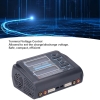 Cargador de batería LiPo Bewinner C240: cargador de batería LiPo dual, cargador de batería de avión RC, cargador de equilibrio descargador para LiPo Li Ion Life NiCd NiMH (enchufe de la UE)