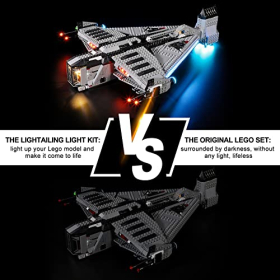 Светильник Lightailing для Lego-75323 The Justifier - комплект светодиодного освещения, совместимый с моделью Lego Building Brick - НЕ входит в комплект модели