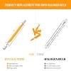 R7S LED 78mm Dimmable, R7S LED lamp 10W, warm white 3000K, 1000LM, replacement for 100W halogen rods, LED rod lights for uplights, reading lamps, 360° beam angle LED bar, set of 2