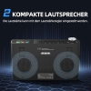 Radio DAB, radio de cocina LFF, radio digital DAB, radio DAB+ bajo encimera, radio de cocina portátil con cable, radio con pantalla a color Bluetooth