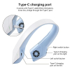 Neck Air Conditioner Without Blades, Portable Rechargeable USB Hands-Free Headset Design Neck Air Conditioner with 3 Wind Speeds
