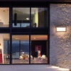 Pack de 2 apliques LED para exterior Klighten, 3000K, impermeable IP65, aplique de pared para interior/exterior, aplique de pared rectangular para exterior fabricado en aluminio, apto para jardín, color antracita