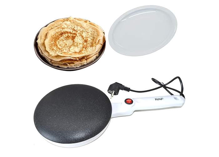Crêpes Maker, 600 Watt, Non-Stick Coating, Cordless Crêpe Maker for Paper-Thin Crêpes, Teflon Non-Stick Coating Crêpes Maker, 600 Watt, Non-Stick Coating, Cordless Crêpe Maker for Paper-Thin Crêpes, Teflon Non-Stick Coating