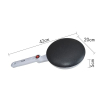 Crêpes Maker, 600 Watt, Non-Stick Coating, Cordless Crêpe Maker for Paper-Thin Crêpes, Teflon Non-Stick Coating