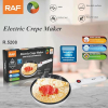 Crêpes Maker, 600 Watt, Non-Stick Coating, Cordless Crêpe Maker for Paper-Thin Crêpes, Teflon Non-Stick Coating