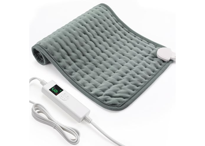 OneAmg heating pad with automatic switch-off, electric heating pad with 4 hour timer and 6 heat settings, heating pad with digital remote control, 30х60 OneAmg heating pad with automatic switch-off, electric heating pad with 4 hour timer and 6 heat settings, heating pad with digital remote control, 30х60