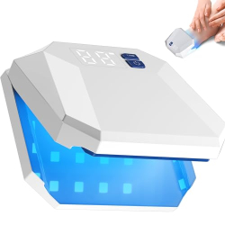 Dispositivo láser para limpieza de hongos en las uñas, luz infrarroja de 905 nm + luz azul de 470 nm, tratamiento altamente efectivo para uso doméstico, trata y previene eficazmente (White2)