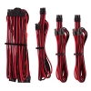 CORSAIR Premium Individually Sleeved PSU Cables Starter Kit – Red/Black, 2 Year Warranty