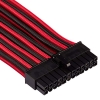 CORSAIR Premium Individually Sleeved PSU Cables Starter Kit – Red/Black, 2 Year Warranty