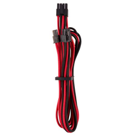 CORSAIR Premium Starter Kit for Individually Sleeved Power Supply Cables, Red/Black, 2-year Warranty