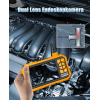 Maylatte Endoscope Camera with Light 30m, 4.5 inch IPS Screen Dual Lens Tube Camera, 1080P 7.9mm Inspection Camera, IP67