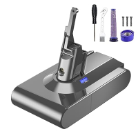 Аккумулятор V8 6000 мАч сменный аккумулятор для пылесоса Dyson V8 Аккумулятор V8 Absolute, V8 Animal, V8 Fluffy, V8 Motorhead