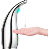 GULICA Automatic Touchless Liquid Soap Dispenser with Infrared Motion Sensor, Waterproof, Silver, 300 ml