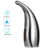GULICA Automatic Touchless Liquid Soap Dispenser with Infrared Motion Sensor, Waterproof, Silver, 300 ml
