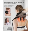 Nackenmassagegerät mit Wärme, Shiatsu Massagegerät 4D Knetmassage, Schulter Nacken Massagegerät Elektrisch zur Schmerzlinderung im Nacken, Rücken, Beinen und Füßen
