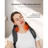 Nackenmassagegerät mit Wärme, Shiatsu Massagegerät 4D Knetmassage, Schulter Nacken Massagegerät Elektrisch zur Schmerzlinderung im Nacken, Rücken, Beinen und Füßen