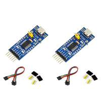 IBest 2 Stück FT232 USB auf TTL Serieller Konverter Adapter FT232RL USB UART Board 3,3V 5V USB auf TTL Adapter Kompatibel mit Mac OS, Linux, Android, Windows 7/8/8.1/10/11
