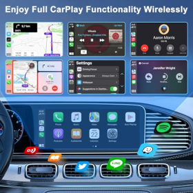 Adaptador inalámbrico CarPlay, adaptador inalámbrico CarPlay para iPhone, convierte el CarPlay OEM cableado de fábrica en inalámbrico