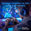 ECHTPower Wireless Controller for PS-4, LED Game Controller Compatible with PS-4/Slim/Pro/PC, 600 mAh Gamepad with Dual Vibration, Touchpad, 6-Axis, Headrest Release, Screenshot White
