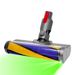 Recambios de cepillo con función de detección de polvo compatibles con aspiradoras Dyson V7, V8, V10, V11, V15, cepillo de repuesto, boquilla para suelos, accesorios, cepillo de liberación rápida para suelos duros