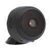 Cámara WiFi 1080P recargable con rotación de 360 grados, pequeña cámara de vídeo para oficina en casa