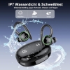 Bluetooth Kopfhörer Sportkopfhörer Kabellos Bluetooth 5.3 mit 4 Mic, In-Ear Kopfhörer Bluetooth ENC Noise Cancelling, HiFi Stereo Ohrhörer mit Dual LED Display