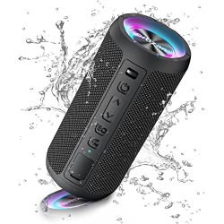 Портативная Bluetooth-колонка Ortizan с панелью, IPX7, время работы 30 часов, черный