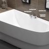 Uten thermostatic mixer tap for shower and bath – Safe 38°C safety button