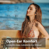 Kopfhörer Schwimmen, Knochenschall Kopfhörer Bluetooth 5.4, IPX8 Wasserdicht Kopfhörer, 32G Speicher Sportkopfhörer, Unterwasserkopfhörer mit MP3-Player, Open Ear Kopfhörer zum Schwimmen Laufen