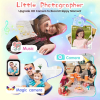 Kinder-Smartwatch mit Telefonfunktion, SOS, Kamera und Spielen, Pink