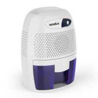 Senelux Mini Dehumidifier 500 ml, compact, quiet and portable for small rooms