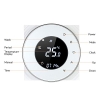 Decdeal room thermostat, gas boiler, heating, Wi-Fi, round, touchscreen LCD display