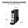 Cafetera de cápsulas para sistema Nespresso, negra/plateada – Krups