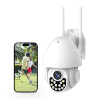 XNY Outdoor Kamera 1080P, Tuya WLAN, 360° Sicht, IP66, Farbe Nachtsicht, Bewegungserkennung, Gegensprechen